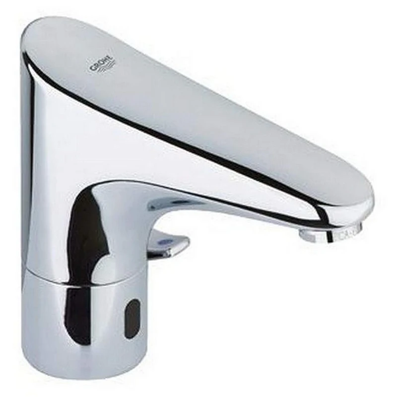 GROHE Europlus E Infra-Red Electronic Basin Mixer 1/2" with Mixing Device and Adjustable Temperature Limiter Chrome 36207001