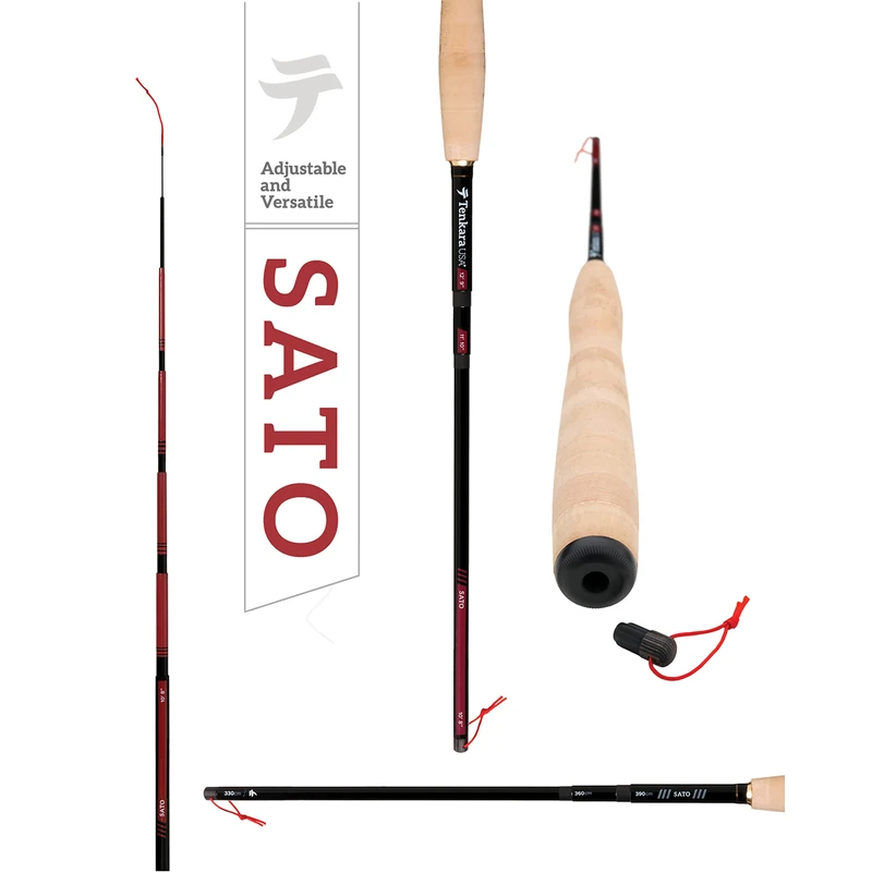 Tenkara Sato Fly Fishing Rod Multi-Size Telescopic (10'8, 11'10, 12'9)