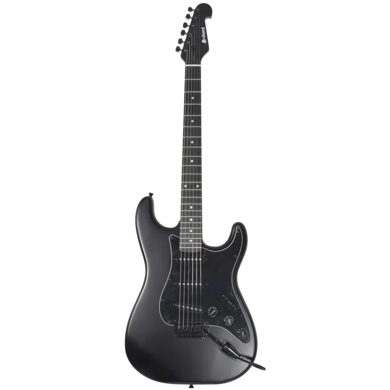 Chord | CAL63X Electric Guitar | All Matte Black Finish - Image 1
