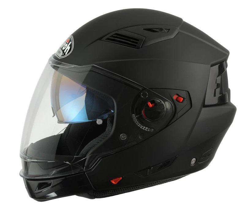 Airoh Executive Color Open Face Helmets, Matt Black, 62-XL