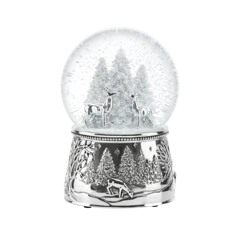 Reed & Barton North Pole Bound Musical Snow Globe, Multicolor, 2.15 LB