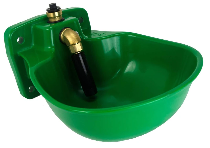Kerbl Drinking Trough with Tap for Dogs and Cats, 2.8L, Wall or Pipe Mounting