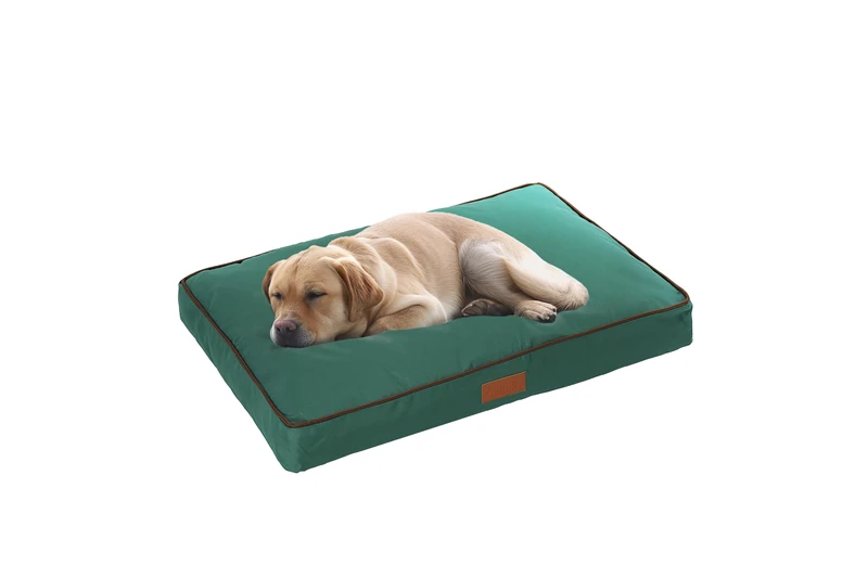 Ellie-Bo Large Dog Bed for 36-inch Dog Cage/Crate - Green Water Resistant - Image 1
