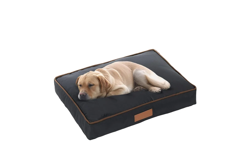 Ellie-Bo XXL Dog Bed for 48-inch Dog Cage/Crate - Black Water Resistant