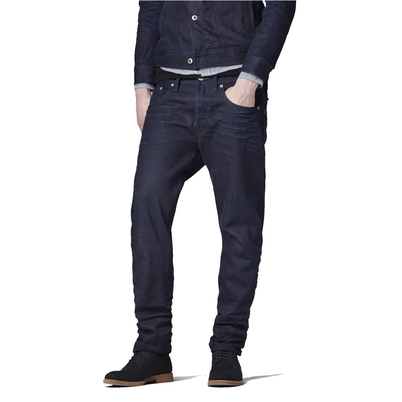 G-STAR RAW Men's 3301 Straight Classic Jeans, 3D Raw Denim 5661-1241, 31W / 32L