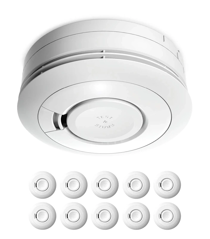 Ei Electronics Ei650 10-Year Smoke Alarm, White, Pack of 10, white, Ei650-3H161, 3 voltsV