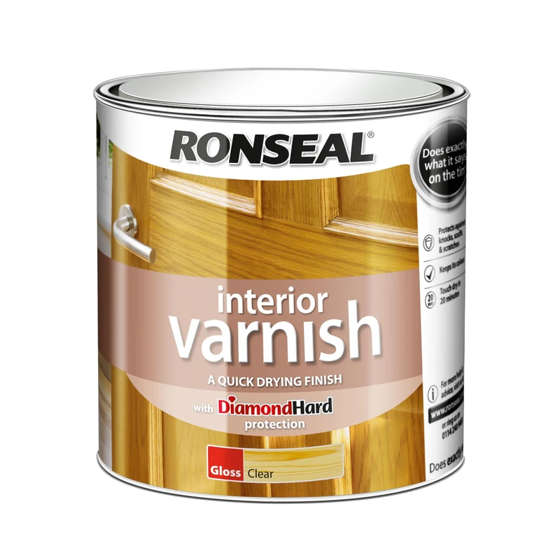 Ronseal Interior Varnish Clear Gloss 2.5L