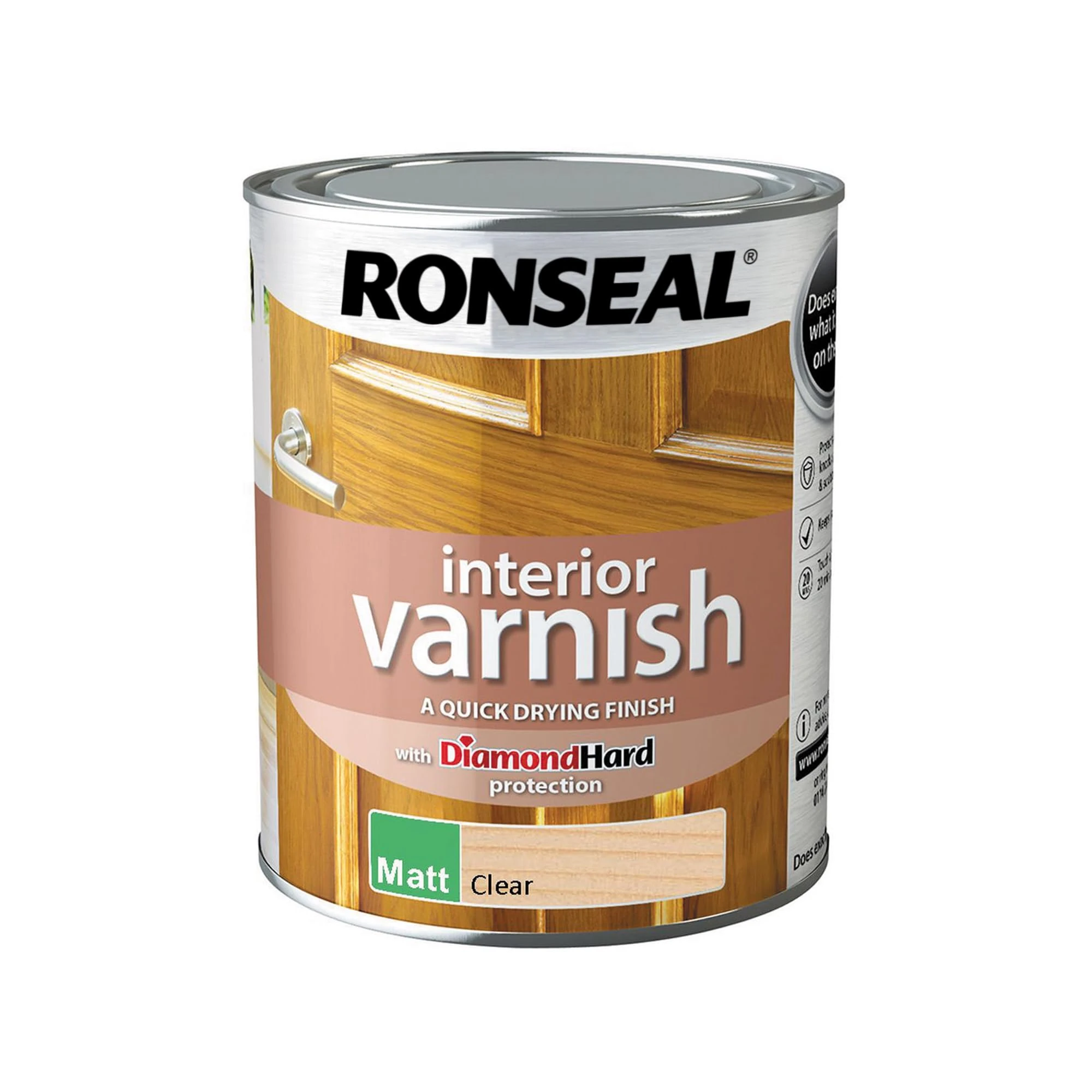 Ronseal Interior Varnish Matt Clear 750ml