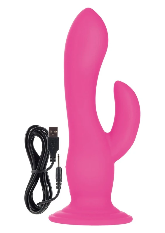 California Exotic Novelties 4.23-Inch Pink Rechargeable Love Rider Wireless Pleaser Vibrator