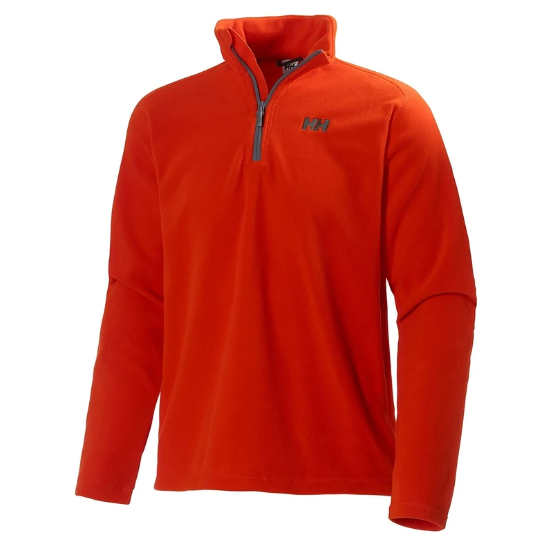 Hellyhansen Daybreaker 1/2 Zip Fleece Jacket Men's Fleece Jacket - Bright Orange, XL