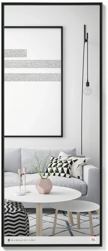 walther Design Picture Frame Black 40 x 100 cm Galeria Plastic Frame KB400H