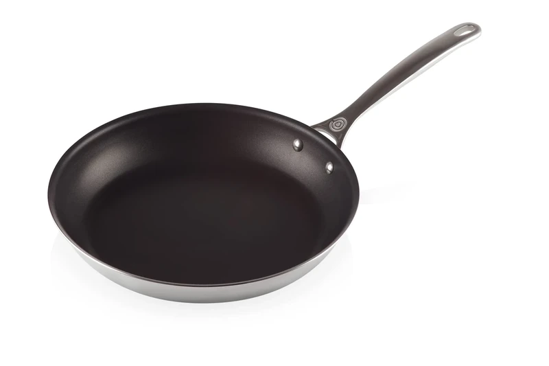 LE CREUSET 3-Ply Plus Stainless Steel 30cm Shallow Frying Pan, 96600230001700