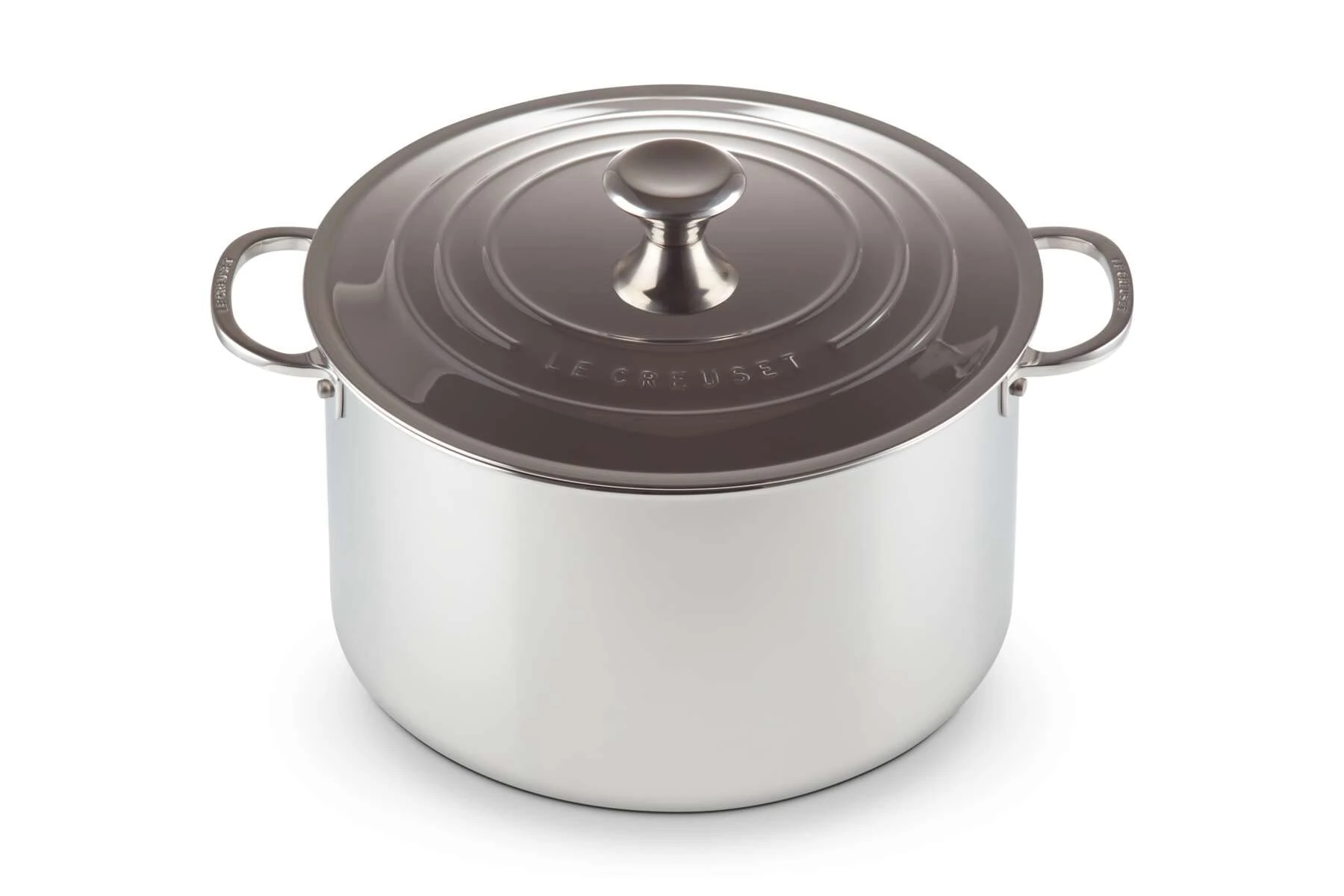Le Creuset 3-Ply Plus Stainless Steel 28cm Stock Pot with Lid, 96604828000000