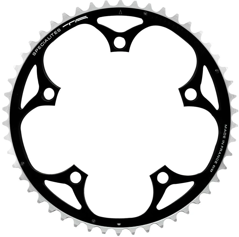 Spécialités TA Vento 135pcd Campagnolo 9/10 Speed Chainring, Black, Outer 46t - Image 1
