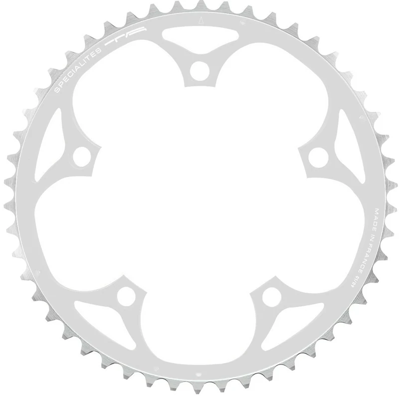 Spécialités TA Vento 135pcd Campagnolo 9/10 Speed Chainring, Silver, Outer 46t - Image 1