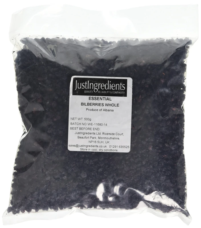 JustIngredients Essentials Bilberries 500 g