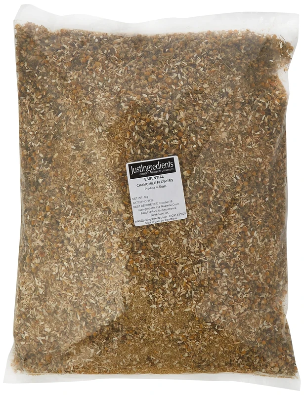 JustIngredients Essentials Chamomile Flowers German, 1 kg