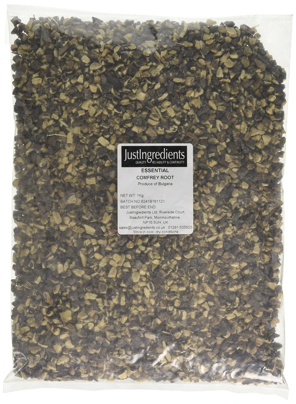 JustIngredients Essentials Comfrey Root - 1 Kg Bulk Pack