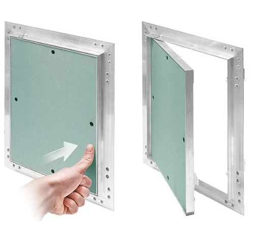 MKK-Shop KRAL15 Lid 600 x 600 mm Plasterboard 12.5 mm Aluminium Frame Mint Green