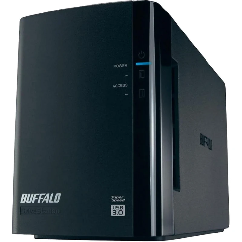 Buffalo HD-WL4TU3R1-EB 4TB (2 x 2TB) DriveStation Duo USB 3.0 RAID 2 Bay Desktop NAS