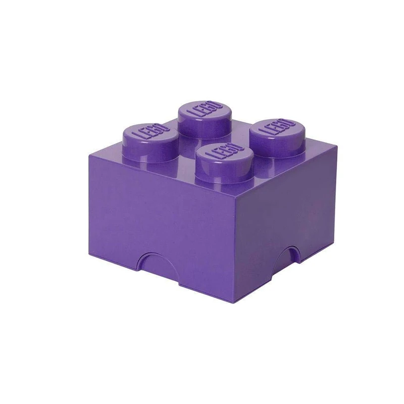 LEGO Friends Storage Brick 4 - Lilac Toy Organizer Box