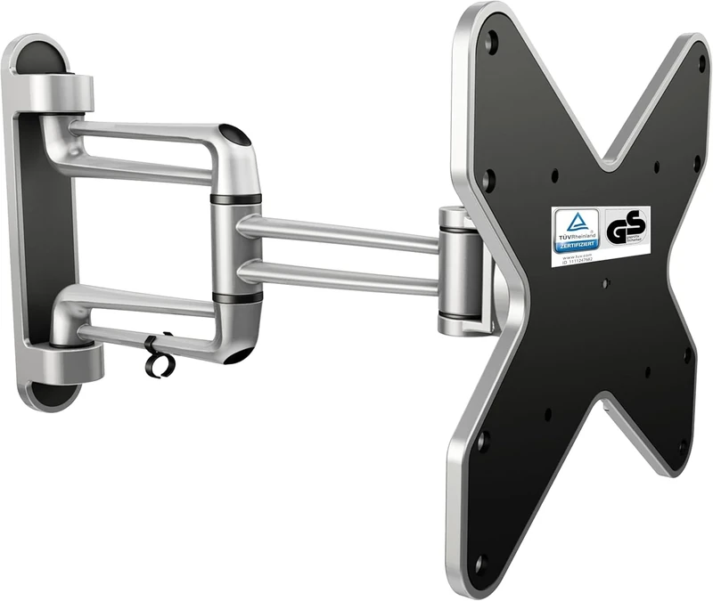 RICOO TV Bracket Tilt Swivel approx 15-37 Inch for LED LCD Curved and Flatscreens S2122 Monitor Wall Mount Universal for VESA 100x100-200x200