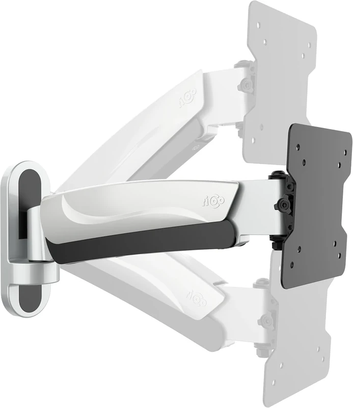 RICOO Monitor Mount Tilt Swivel approx 13-32 Inch for LED LCD Flatscreens S2611 Wall Bracket Arm Gas Spring Universal for VESA 75x75 100x100