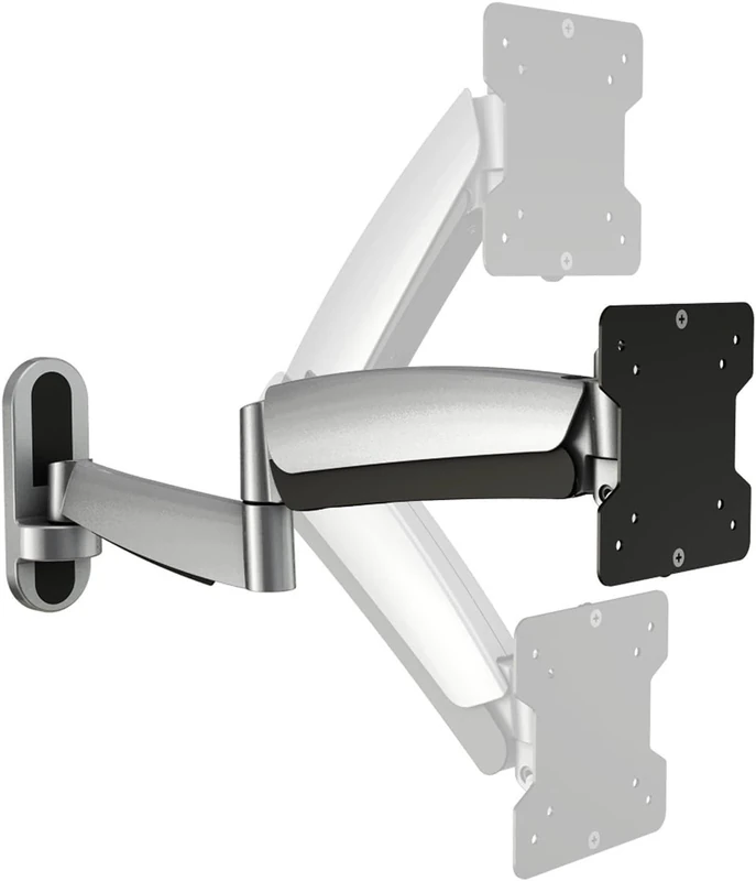 RICOO Monitor Mount Tilt Swivel approx 15-33 Inch for LED LCD Flatscreens S2711 Wall Bracket Arm Gas Spring Universal for VESA 75x75 100x100