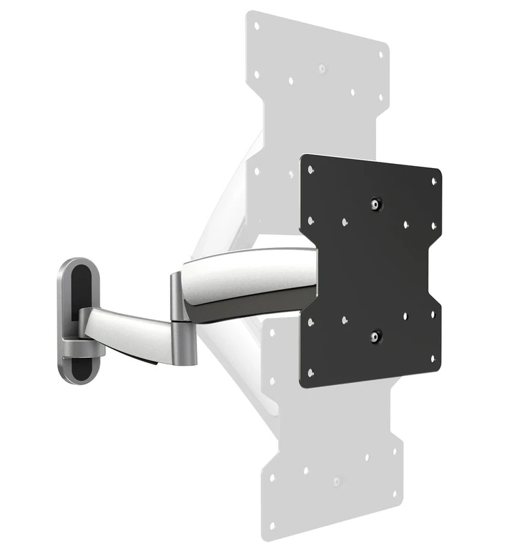 RICOO Monitor Mount Tilt Swivel approx 27-47 Inch for LED LCD Flatscreens S2722 Wall Bracket Arm Gas Spring Universal for VESA 100x100-200x200