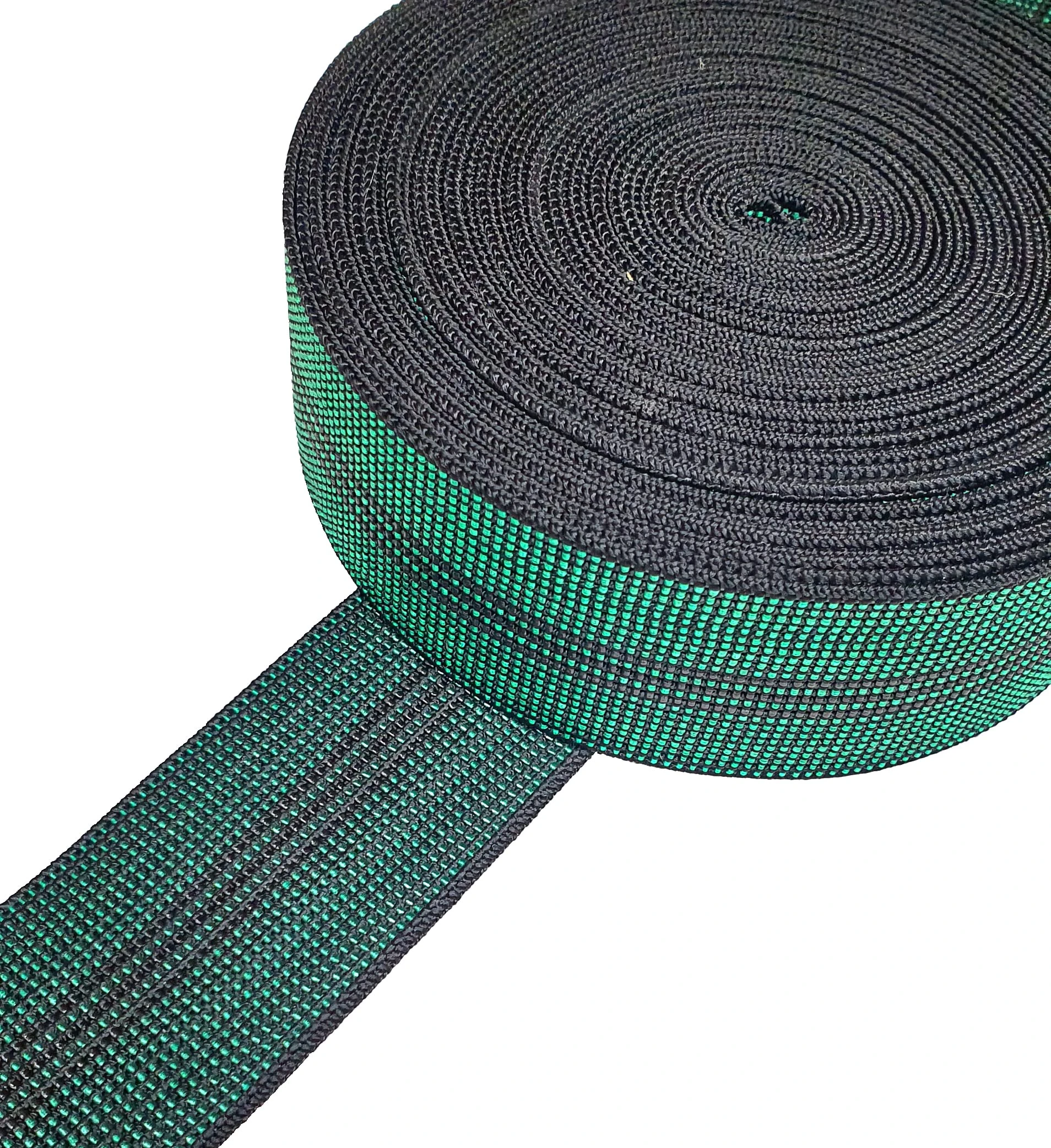 Pandoras Upholstery Replacement Elastic Webbing Chair Seat Settee Supplies, Green - 8m