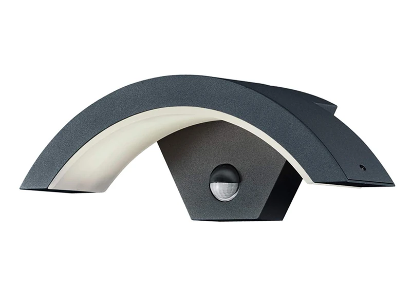 Trio Lighting Ohio LED Wall Light, Metal, Dark Grey