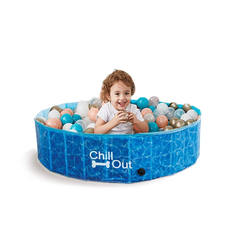 ALL FOR PAWS Chill Out Splash and Fun Dog Pool, Medium, 9.5507 kg - Image 1