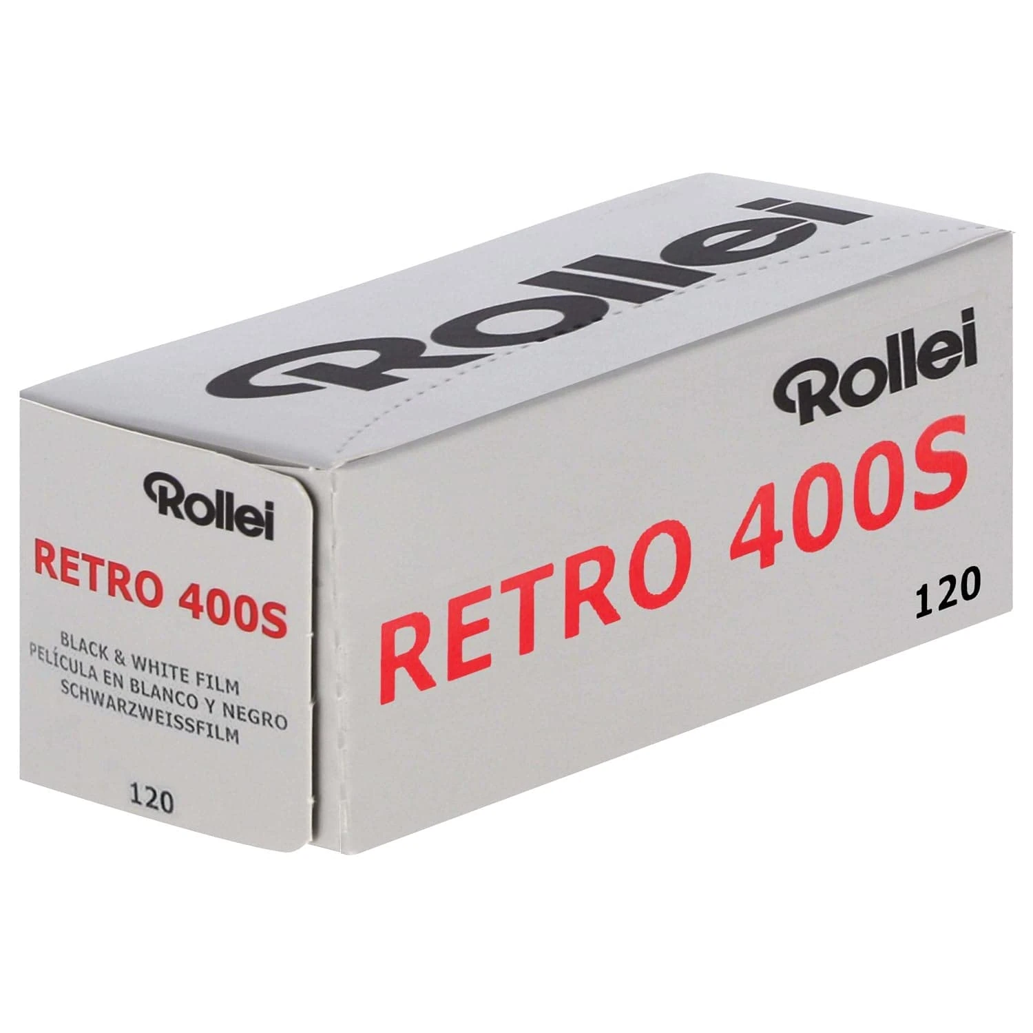AGFA ROLLEI RETRO 400S 120 BACK AND WHITE FILM