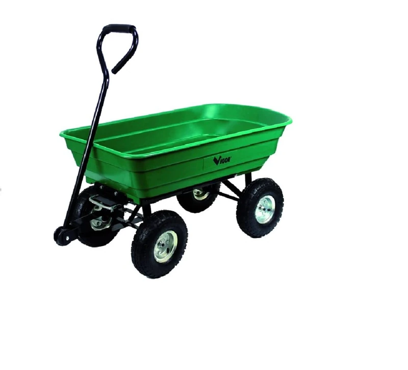 Blinky Argo Steel Cart with 4 Wheels, Tips, 80l - Image 1