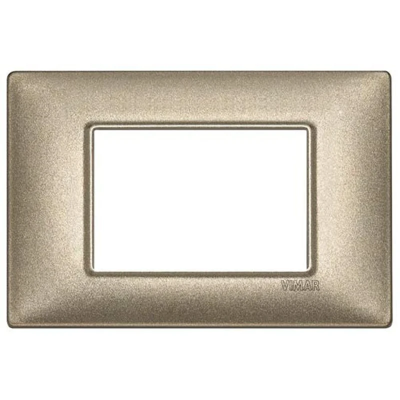 VIMAR Serie Plate - Cover Frame 3 Modules Bronze Metallic