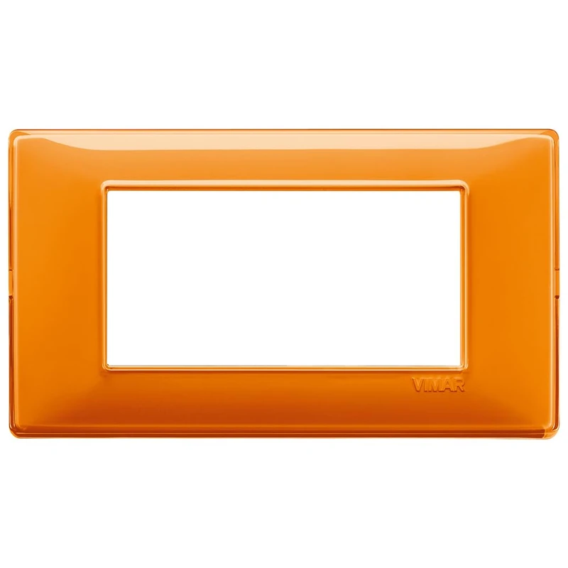 VIMAR Plana Series – Plate 4 Module Reflex Orange