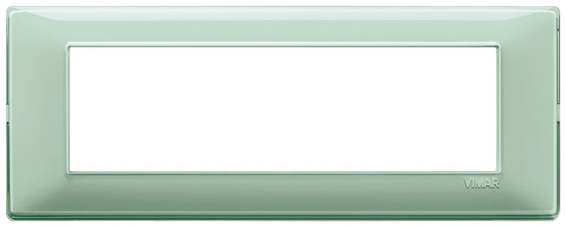 VIMAR Plana Series – Plate 7 Module Reflex Mint