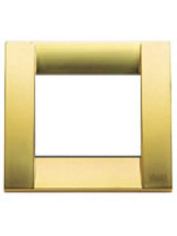 Vimar Idea Series – Classic Plate 3 Modules Metal Matte Gold