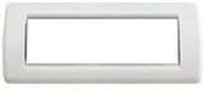 Vimar Serie idea - Round Plate 6 Plastic Module White idea