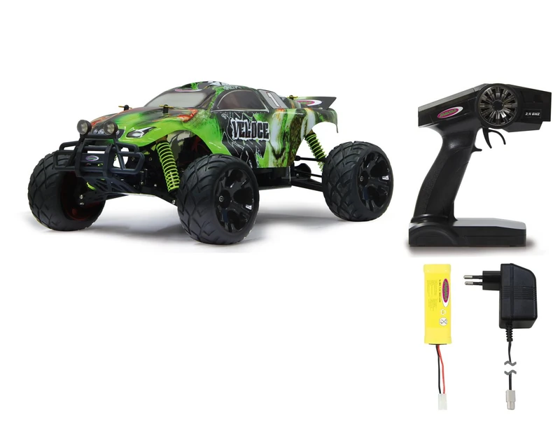 Jamara 053370 1:10 Scale 2.4 GHz Veloce EP 4WD NiMh Truggy with LED
