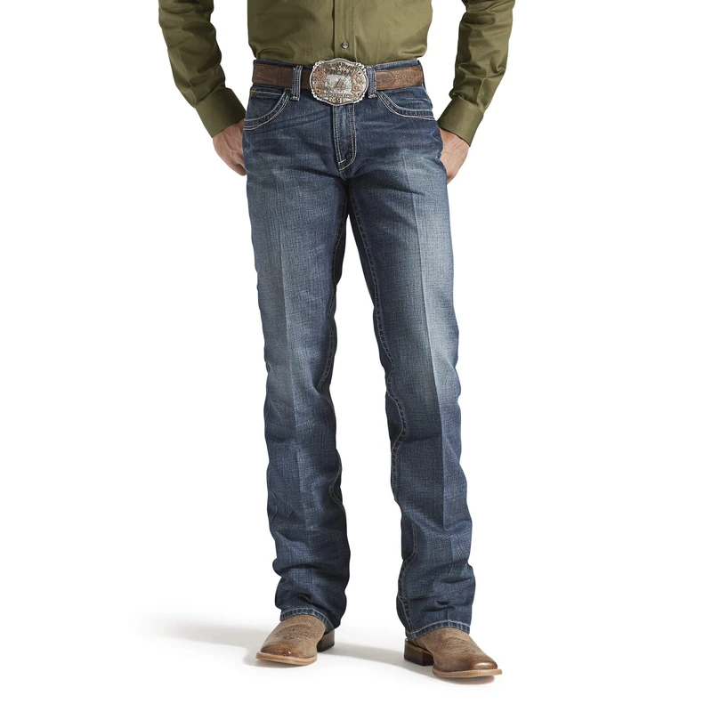ARIAT Men's M4 Low Rise Boot Cut Jeans, Gulch, 36W / 36L