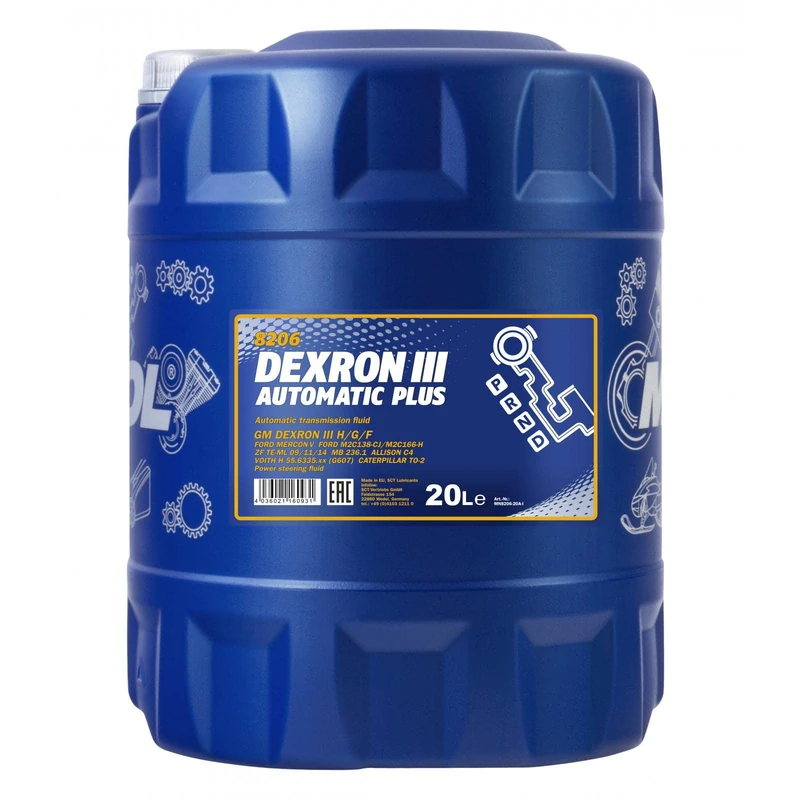 MANNOL DEXRON III AUTOMATIC Plus, 20 Litres