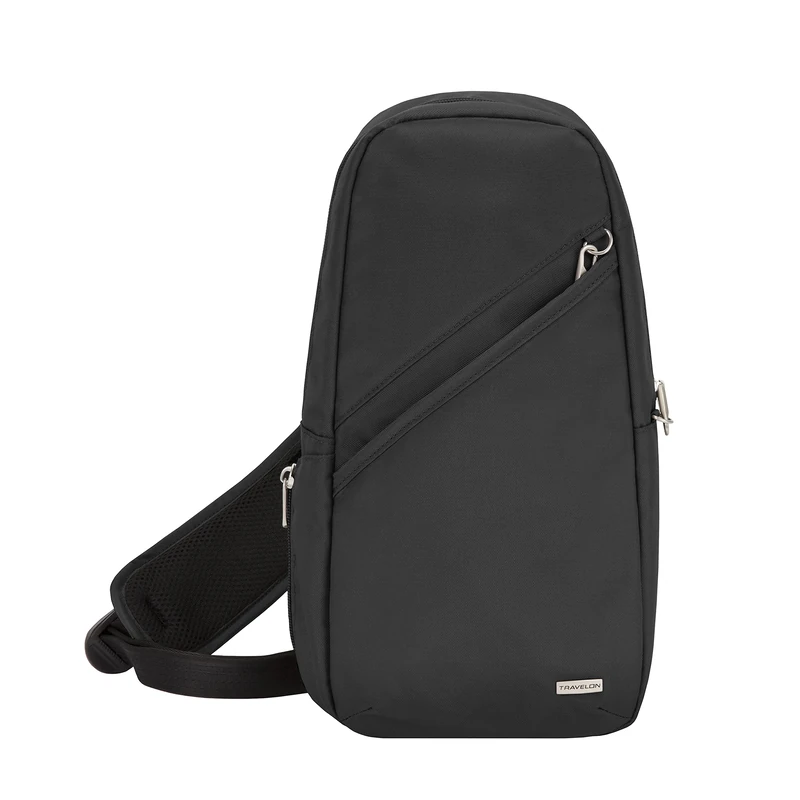 Travelon Unisex-Adult 42887 Shoulder Bag, Black, One Size