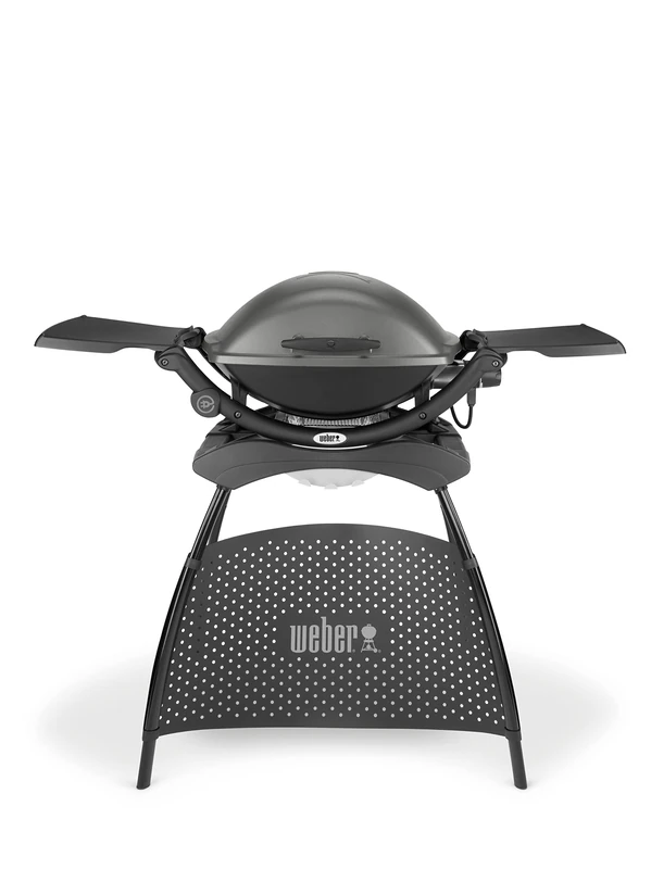 Weber Q2400 Barbarcoa Eléctrica, 55 x 39 cm, con soporte, Dark Grey (55020053)