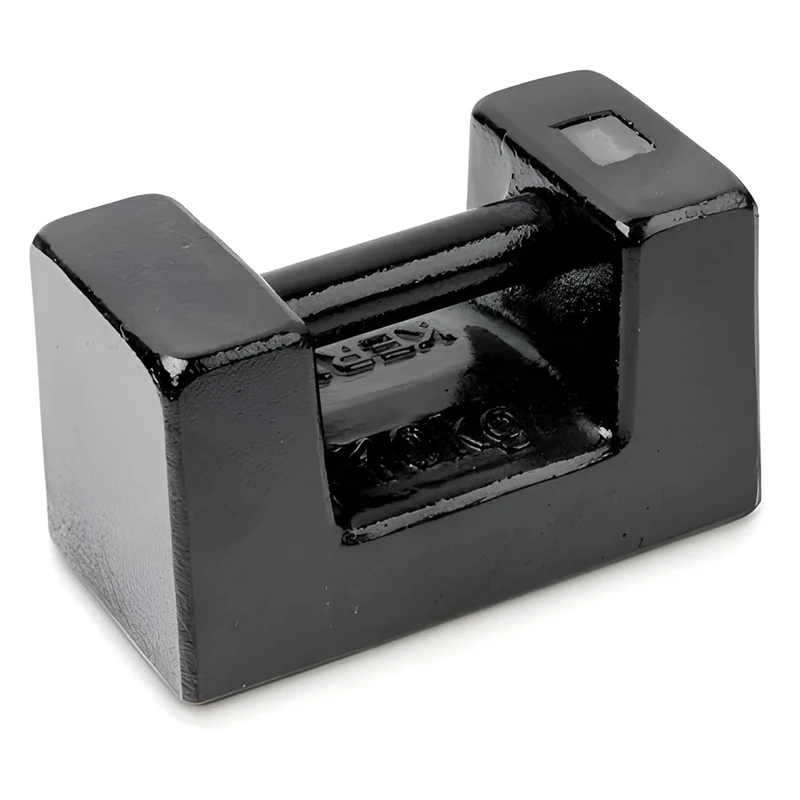 M1 10 Kg Test Weight Rectangular, Lacquered Cast Iron