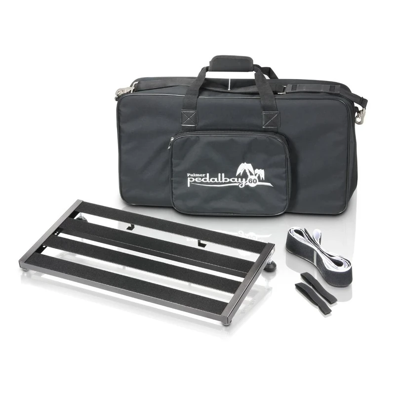 Palmer PEDALBAY® 60 - Lightweight Variable Pedalboard with Protective Softcase, 60 cm