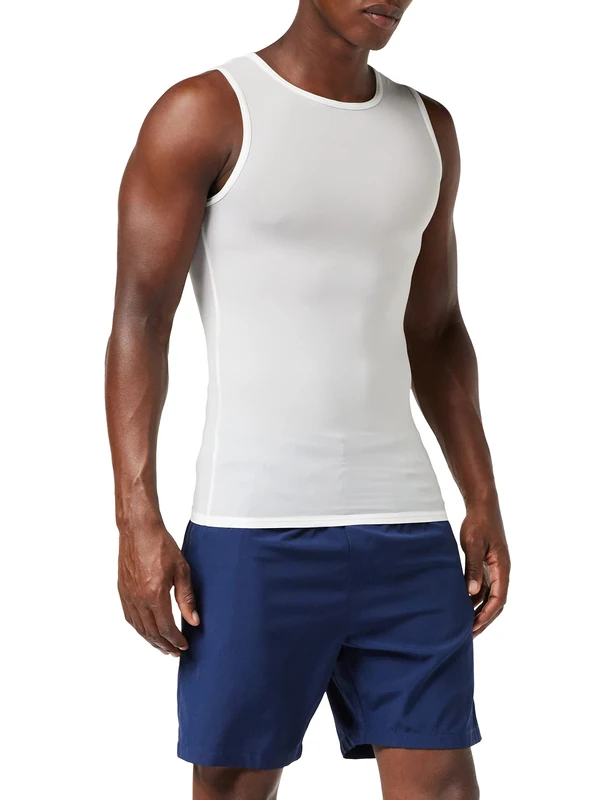 Olaf Benz Men's RED0965 Tanktop Vest, White-Weiß (White 1000), Large - Image 1
