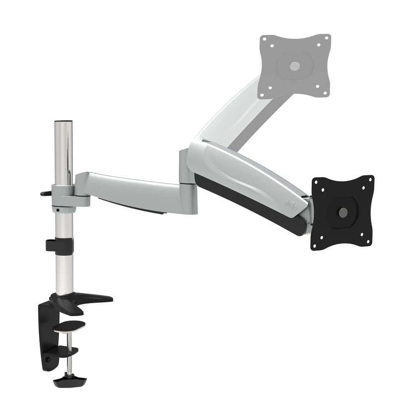 RICOO Single Monitor Stand Tilt Swivel 13-32 Inch TS3011 Universal VESA 75x75 100x100 Mount also Curved Screens Computer Monitor Bracket
