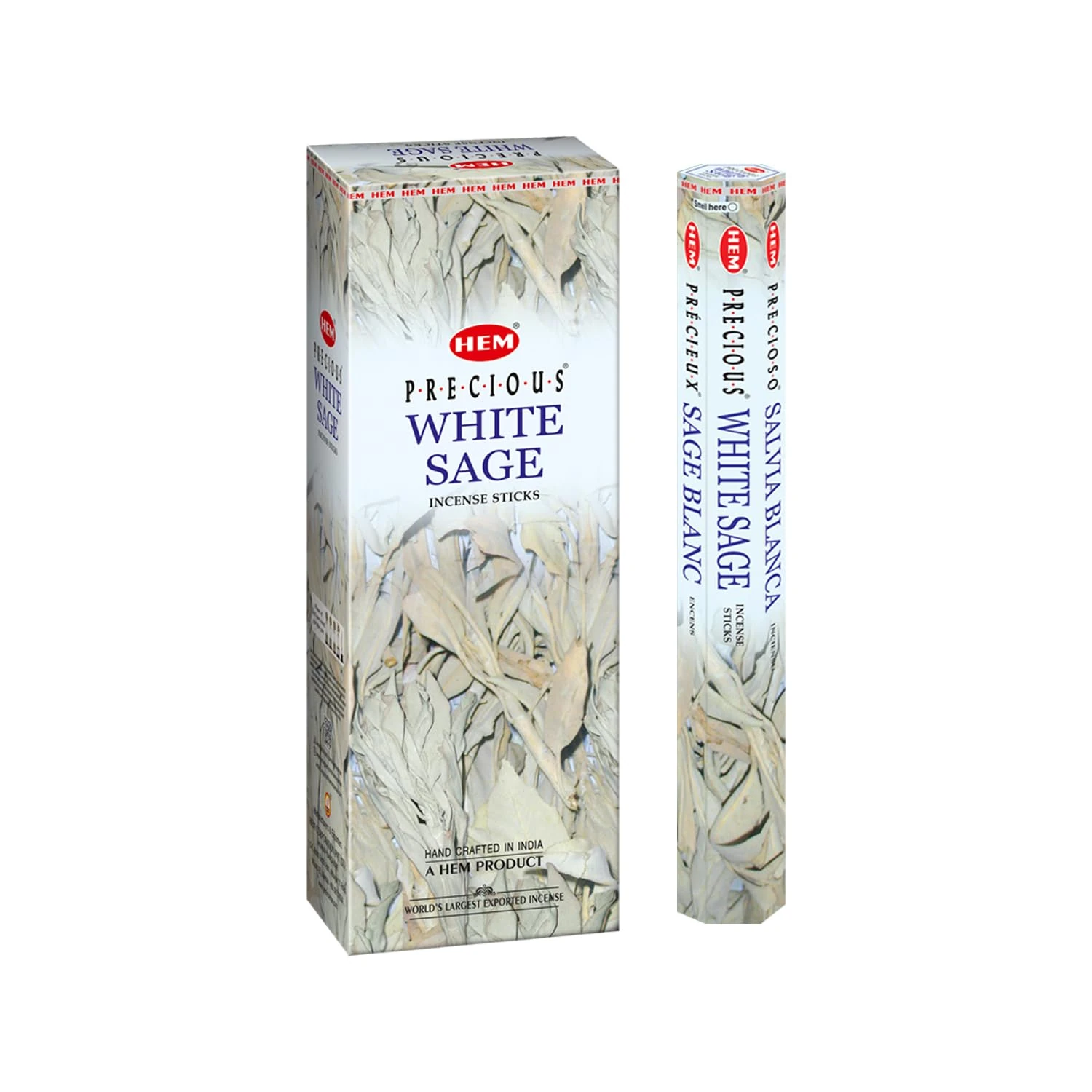 HEM Incense Sticks White Sage, Pack of 100