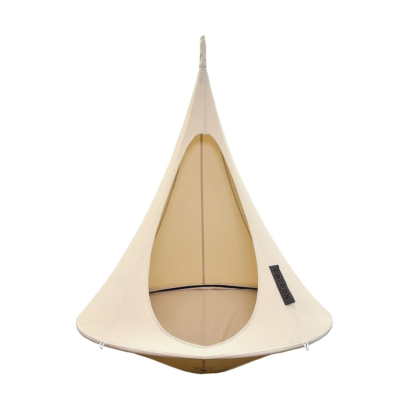 Vivere Cacoon 120cm Hanging Chair - Natural White